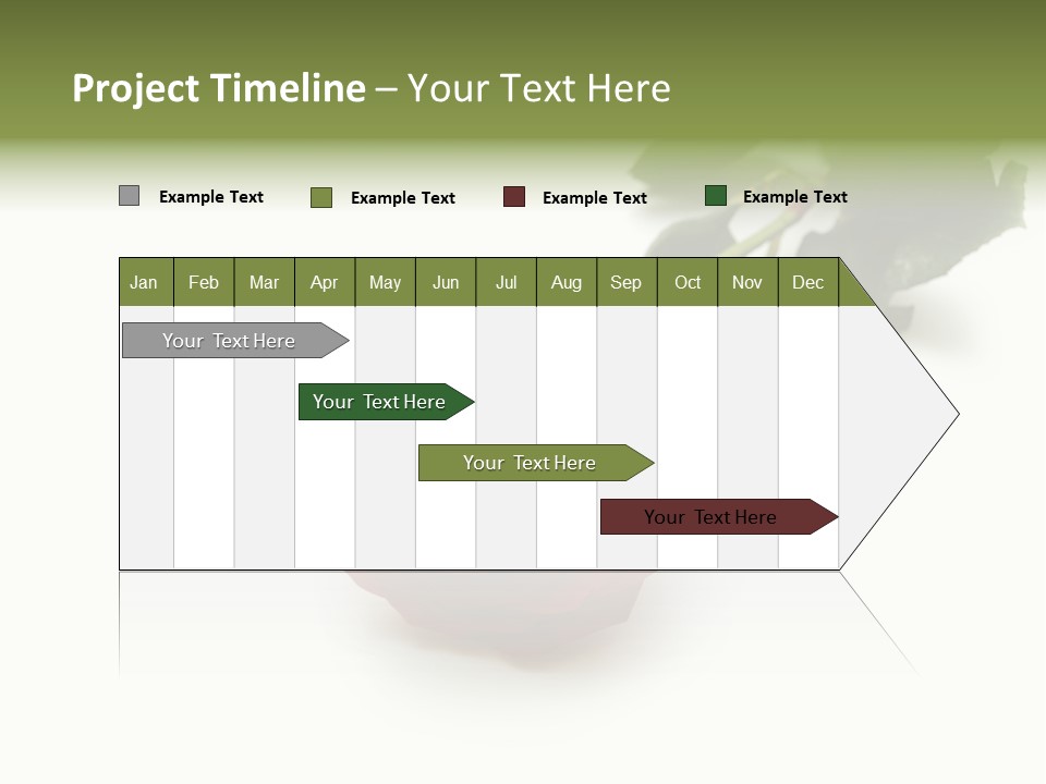A Single Red Rose On A White Background PowerPoint Template