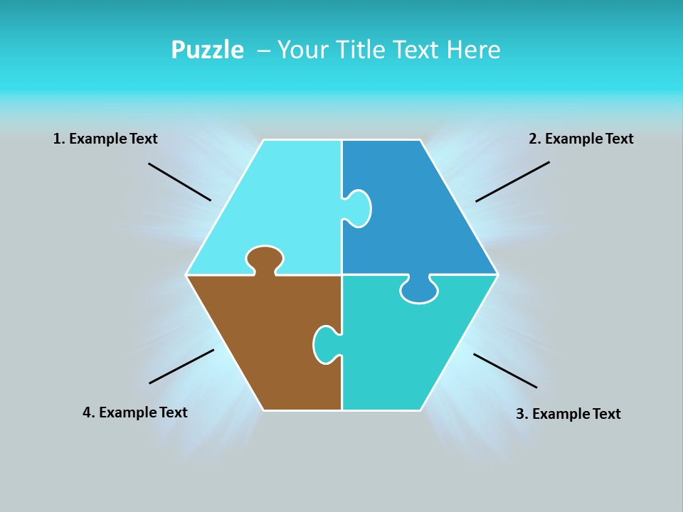 A Blue Butterfly On A Black Background PowerPoint Template