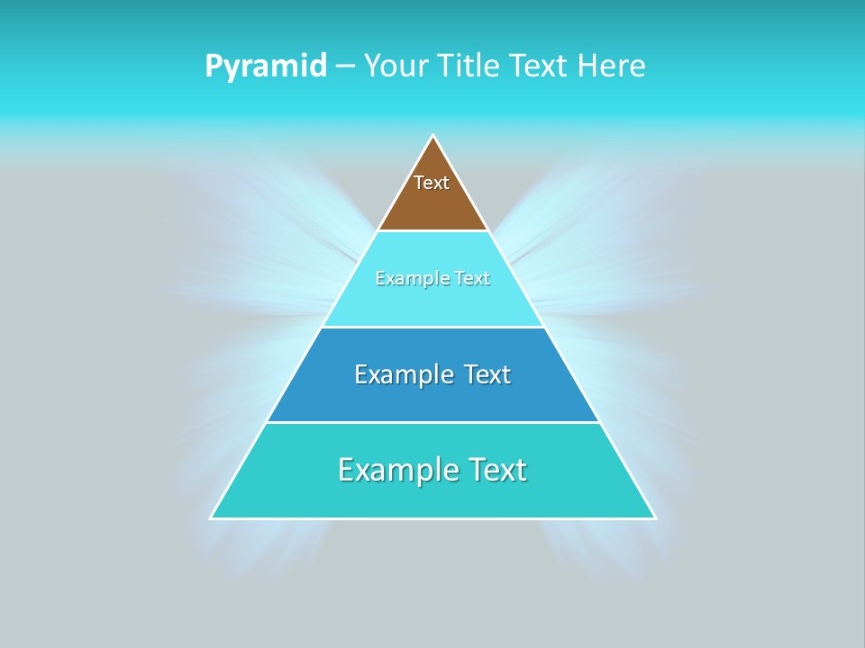 A Blue Butterfly On A Black Background PowerPoint Template