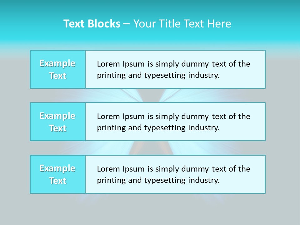 A Blue Butterfly On A Black Background PowerPoint Template