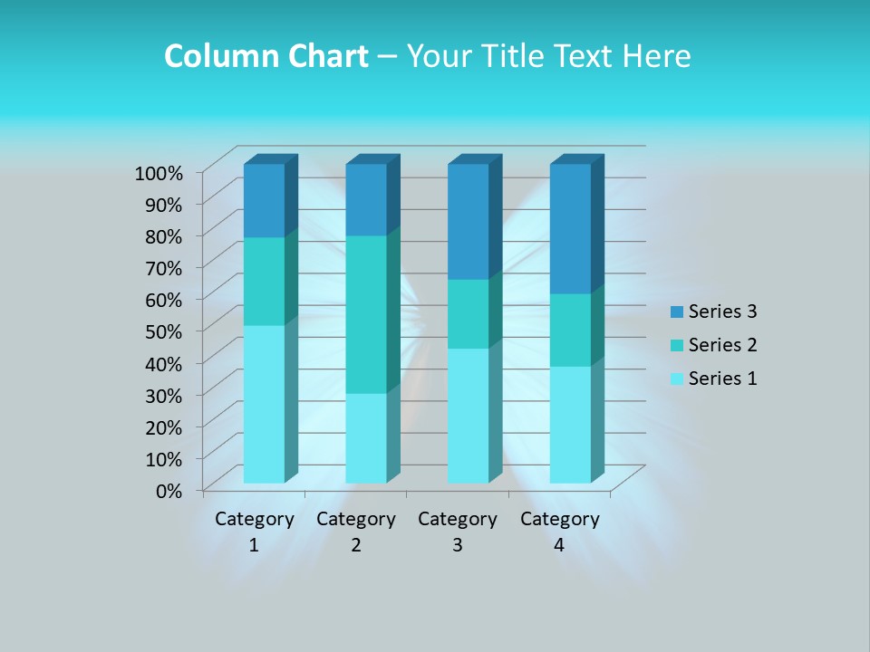 A Blue Butterfly On A Black Background PowerPoint Template