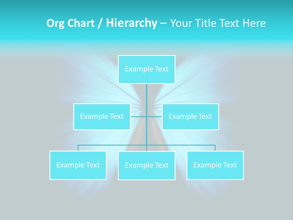 A Blue Butterfly On A Black Background PowerPoint Template