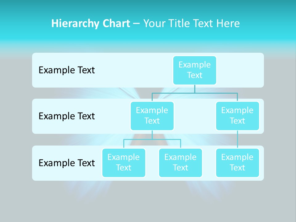 A Blue Butterfly On A Black Background PowerPoint Template