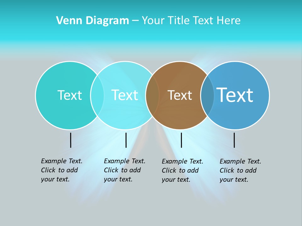 A Blue Butterfly On A Black Background PowerPoint Template