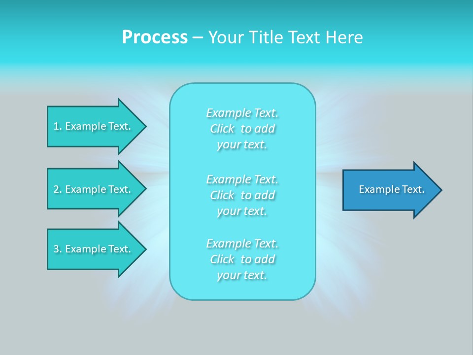 A Blue Butterfly On A Black Background PowerPoint Template