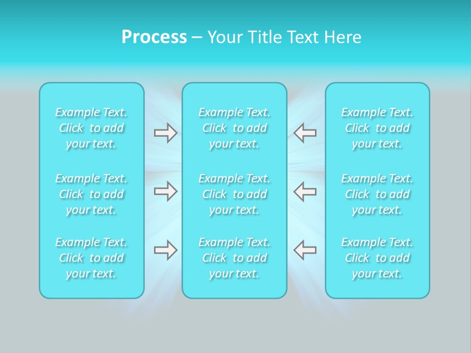 A Blue Butterfly On A Black Background PowerPoint Template
