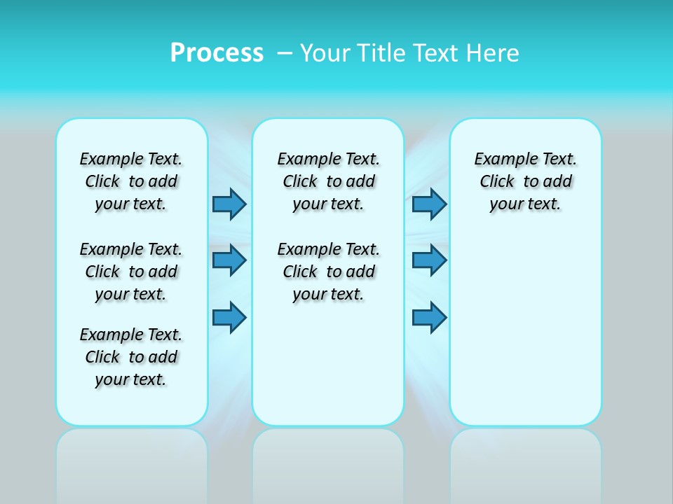 A Blue Butterfly On A Black Background PowerPoint Template