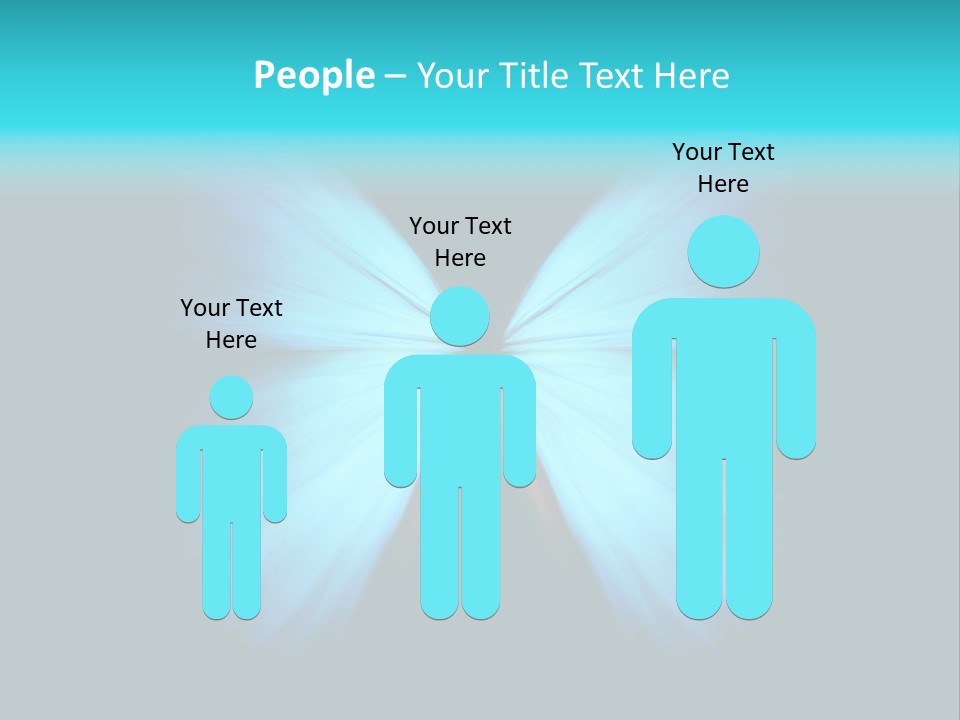 A Blue Butterfly On A Black Background PowerPoint Template