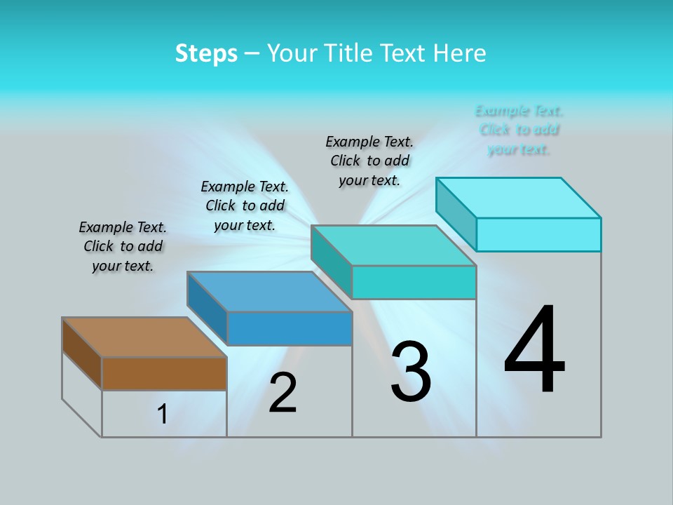 A Blue Butterfly On A Black Background PowerPoint Template