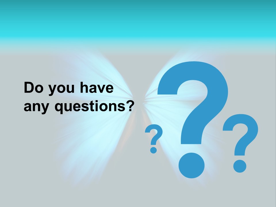 A Blue Butterfly On A Black Background PowerPoint Template