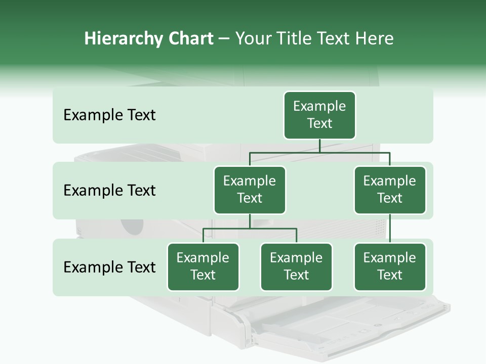 Multifunction Printer Isolated On White PowerPoint Template