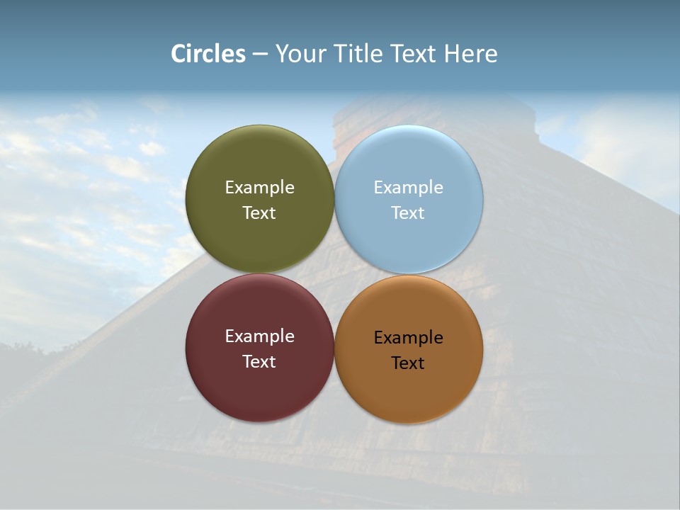 Chichenitza Temple, Mexico PowerPoint Template