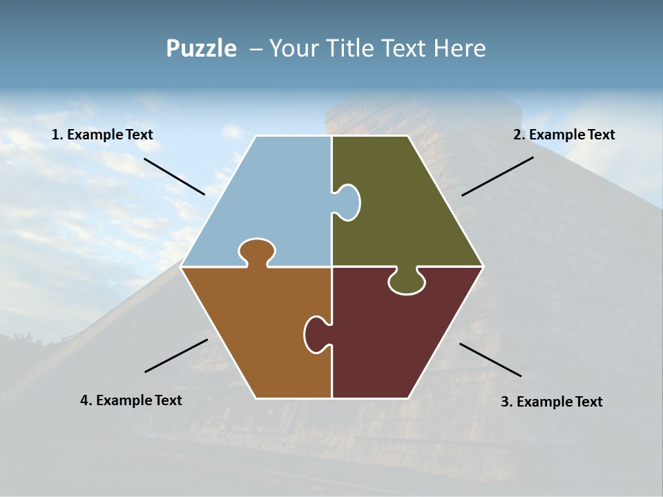 Chichenitza Temple, Mexico PowerPoint Template