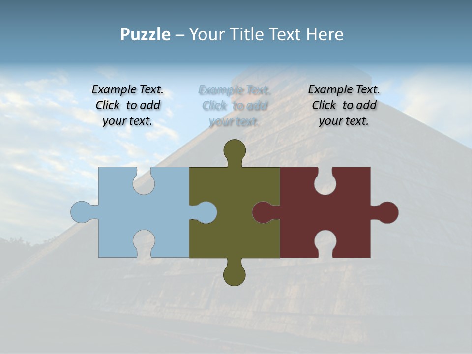 Chichenitza Temple, Mexico PowerPoint Template