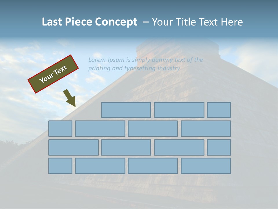 Chichenitza Temple, Mexico PowerPoint Template