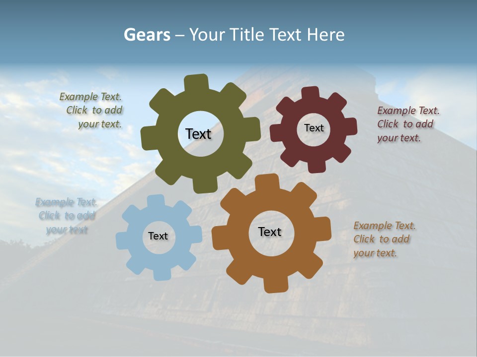 Chichenitza Temple, Mexico PowerPoint Template