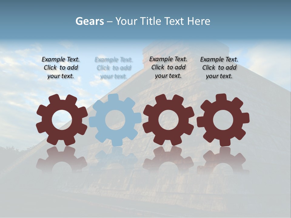 Chichenitza Temple, Mexico PowerPoint Template