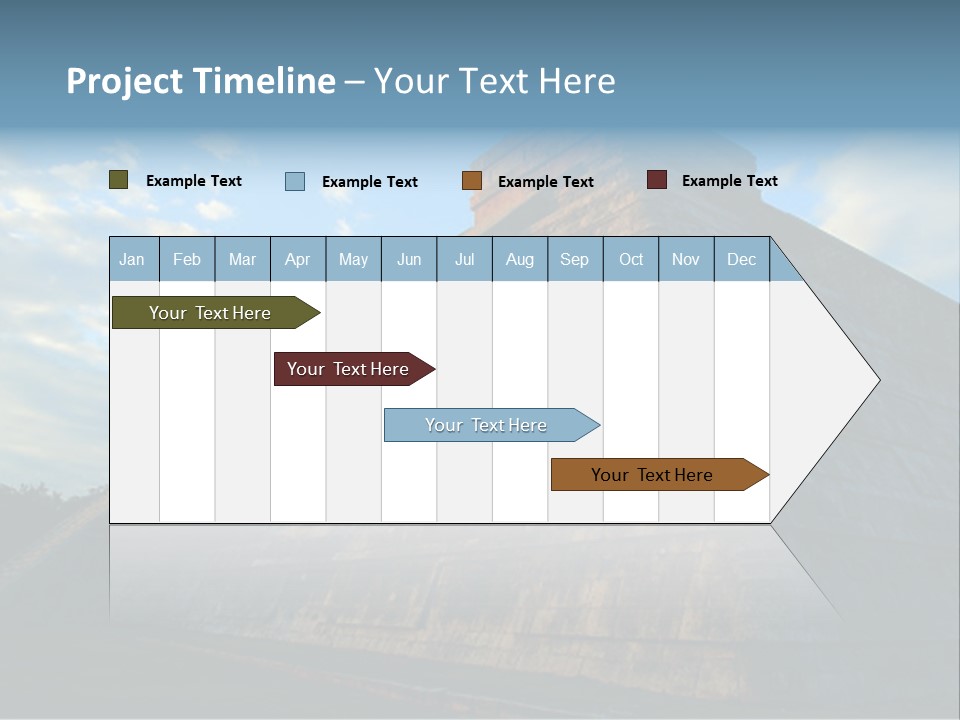 Chichenitza Temple, Mexico PowerPoint Template