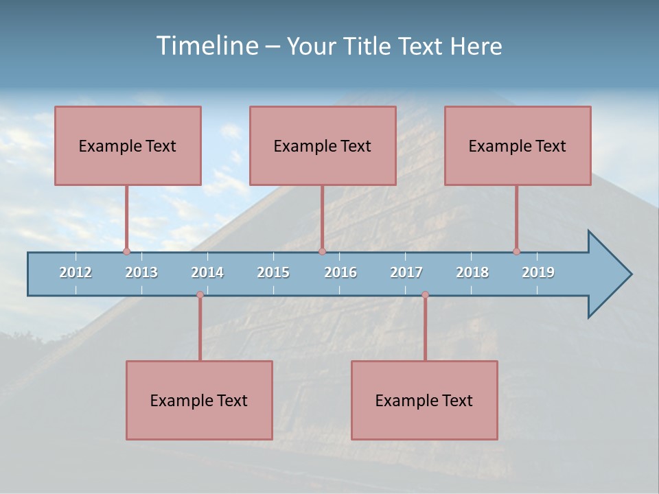 Chichenitza Temple, Mexico PowerPoint Template
