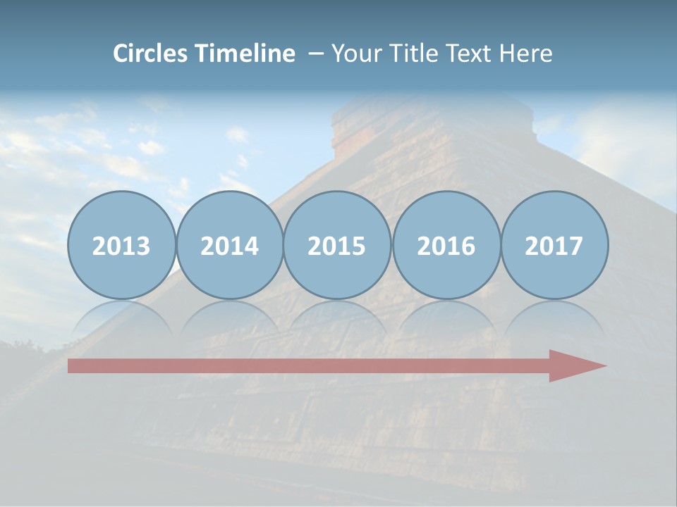 Chichenitza Temple, Mexico PowerPoint Template