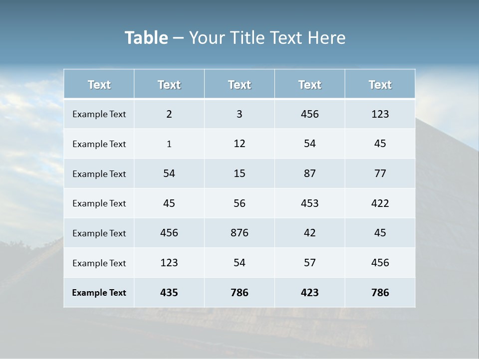 Chichenitza Temple, Mexico PowerPoint Template