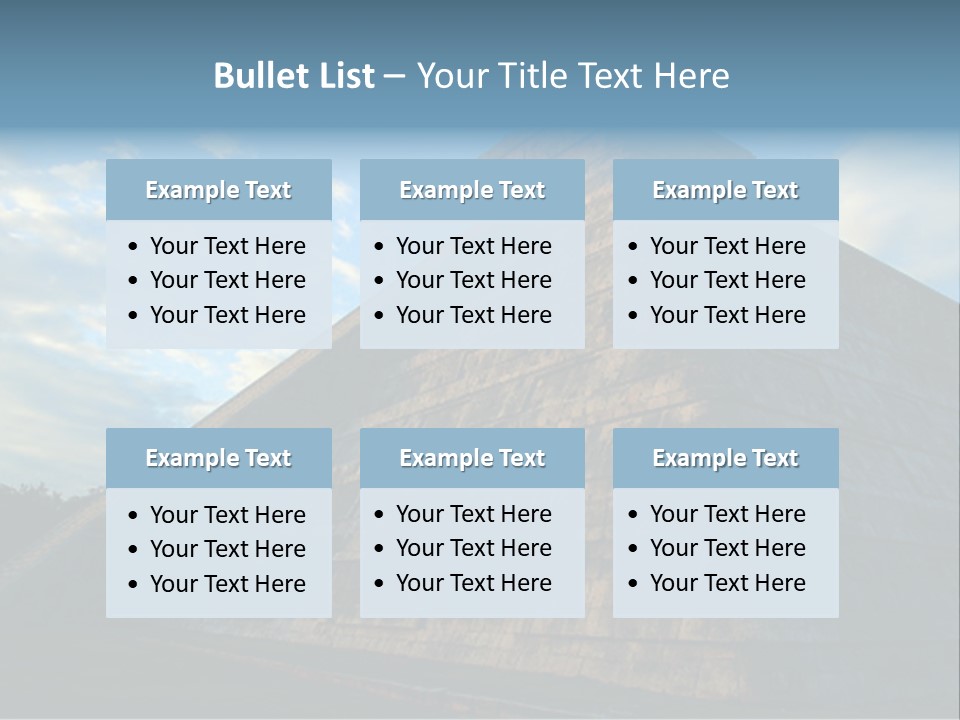 Chichenitza Temple, Mexico PowerPoint Template