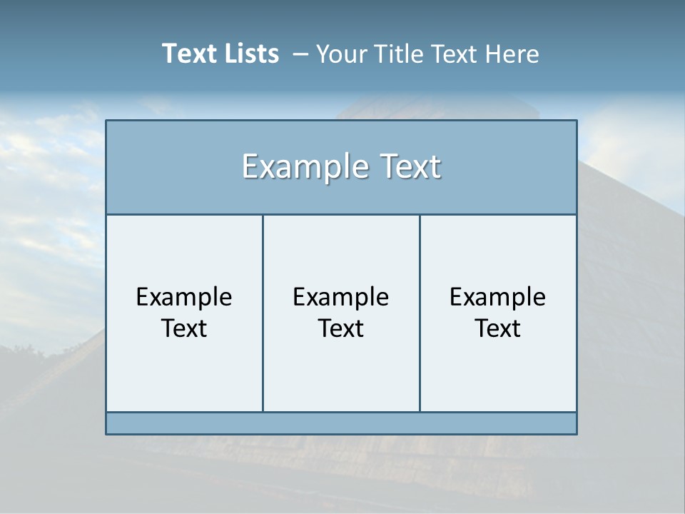 Chichenitza Temple, Mexico PowerPoint Template