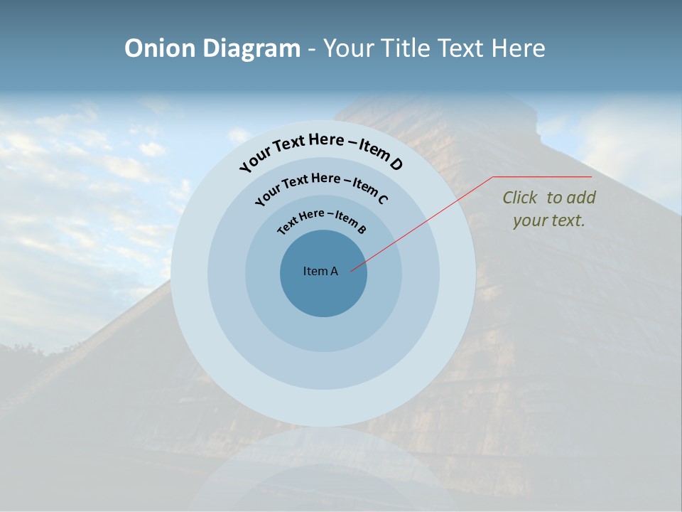 Chichenitza Temple, Mexico PowerPoint Template