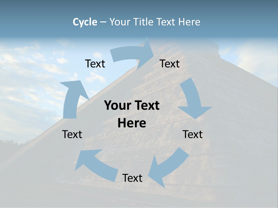 Chichenitza Temple, Mexico PowerPoint Template