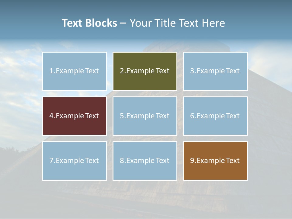 Chichenitza Temple, Mexico PowerPoint Template