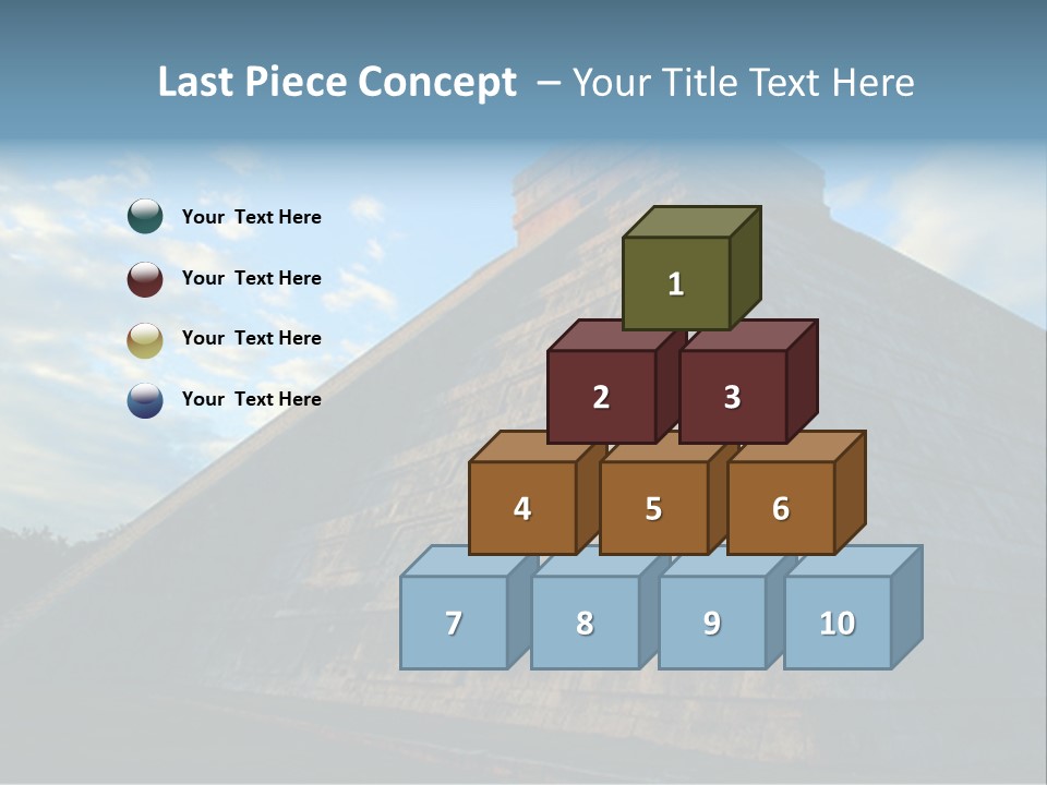 Chichenitza Temple, Mexico PowerPoint Template