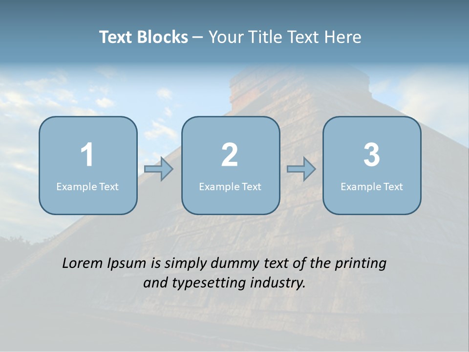Chichenitza Temple, Mexico PowerPoint Template