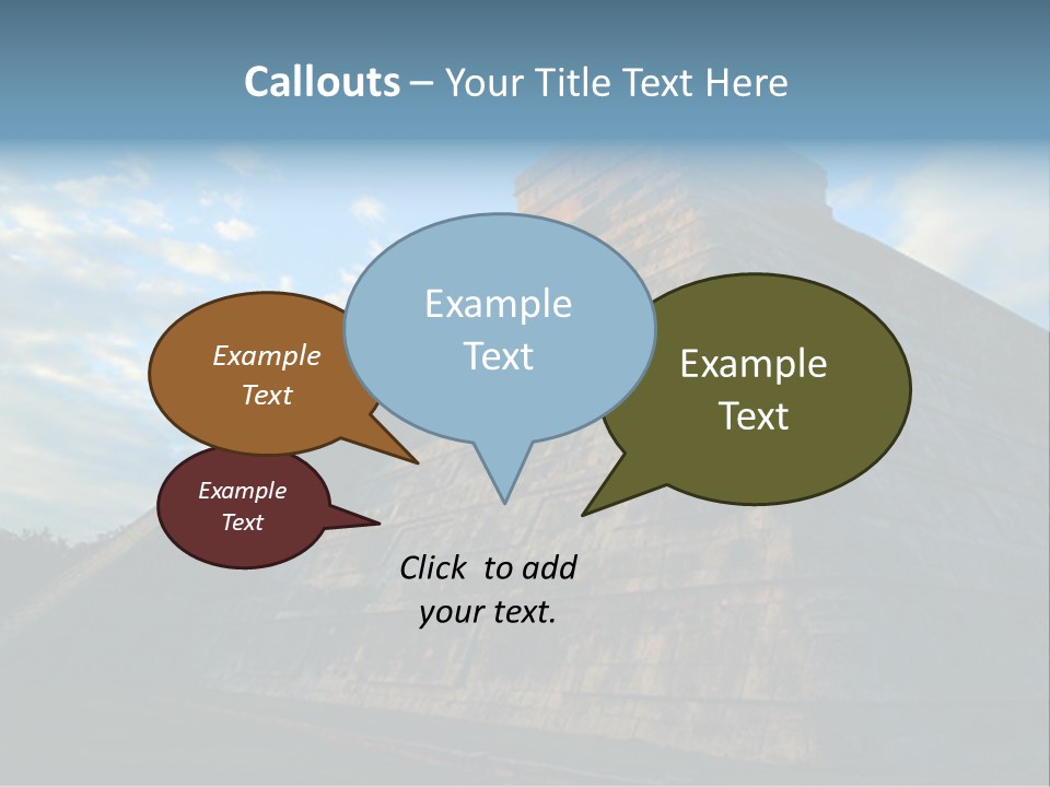 Chichenitza Temple, Mexico PowerPoint Template