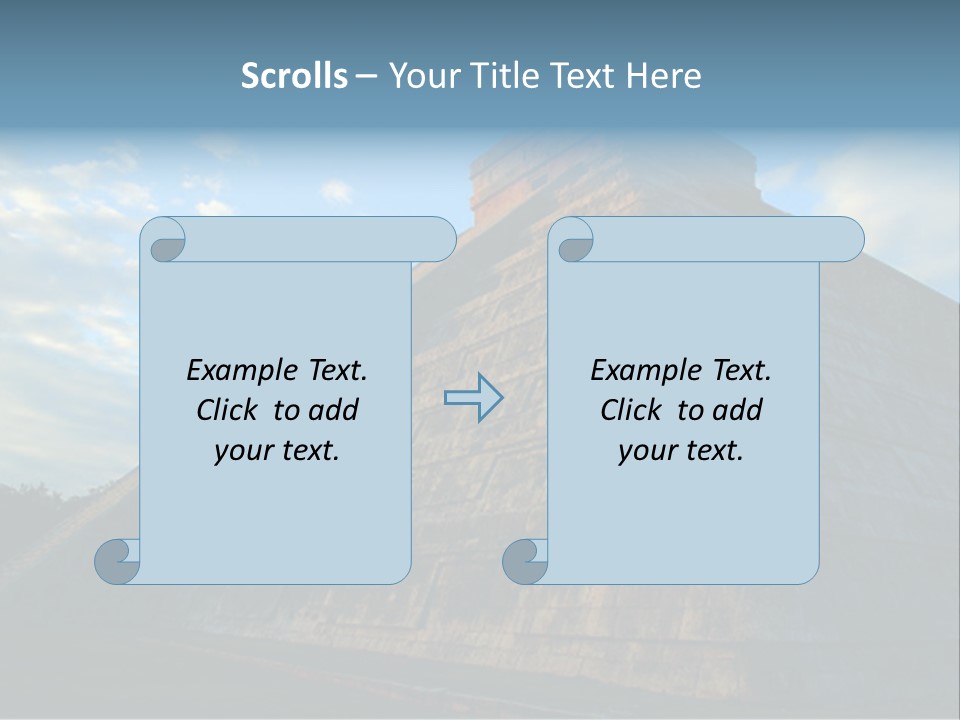 Chichenitza Temple, Mexico PowerPoint Template