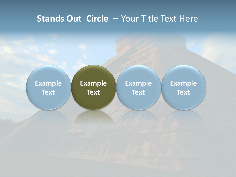 Chichenitza Temple, Mexico PowerPoint Template