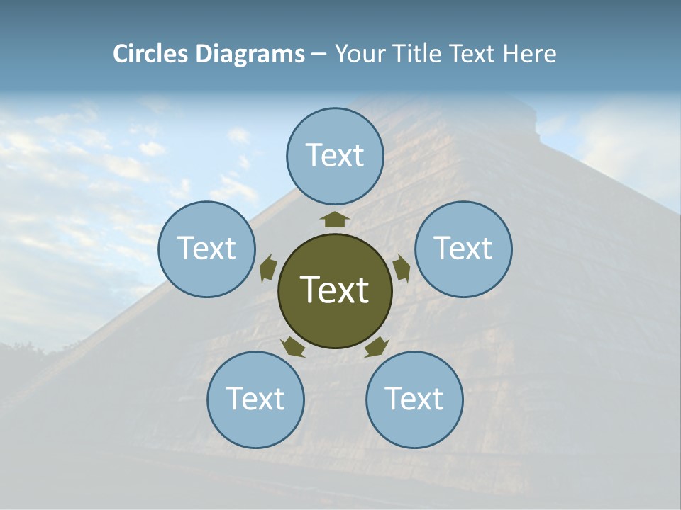 Chichenitza Temple, Mexico PowerPoint Template