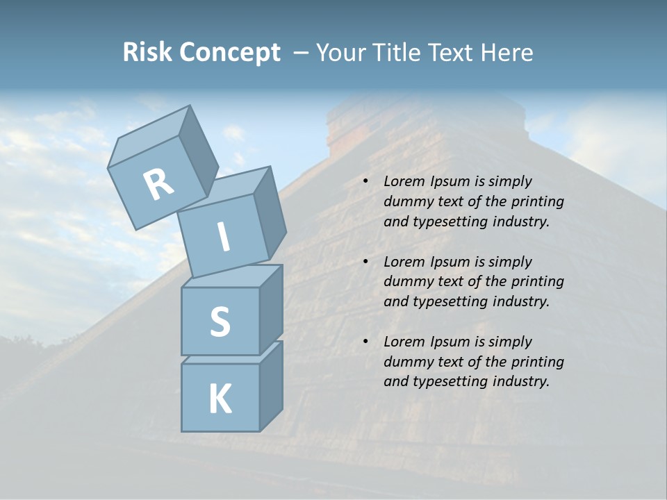 Chichenitza Temple, Mexico PowerPoint Template