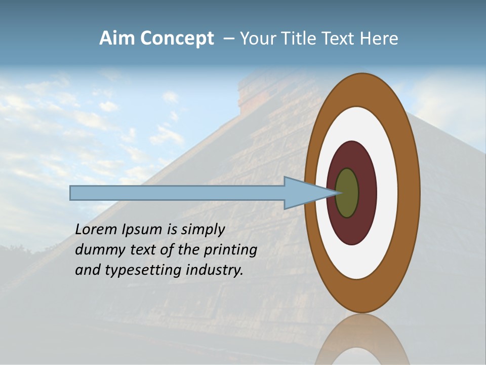 Chichenitza Temple, Mexico PowerPoint Template