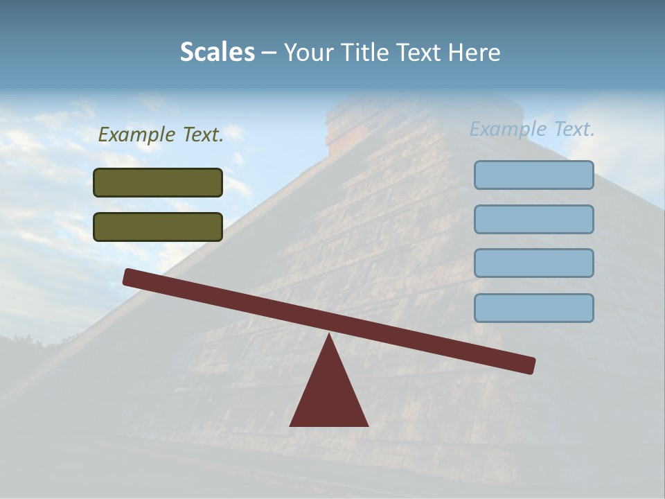 Chichenitza Temple, Mexico PowerPoint Template