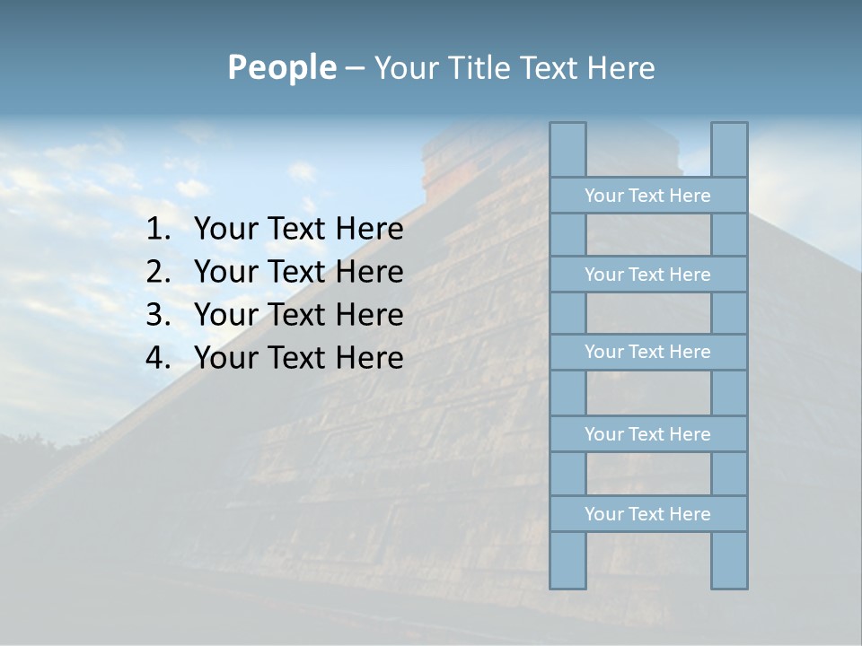 Chichenitza Temple, Mexico PowerPoint Template