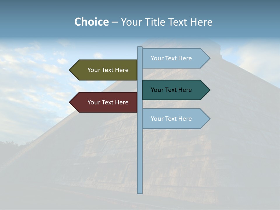 Chichenitza Temple, Mexico PowerPoint Template