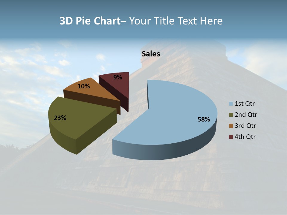 Chichenitza Temple, Mexico PowerPoint Template