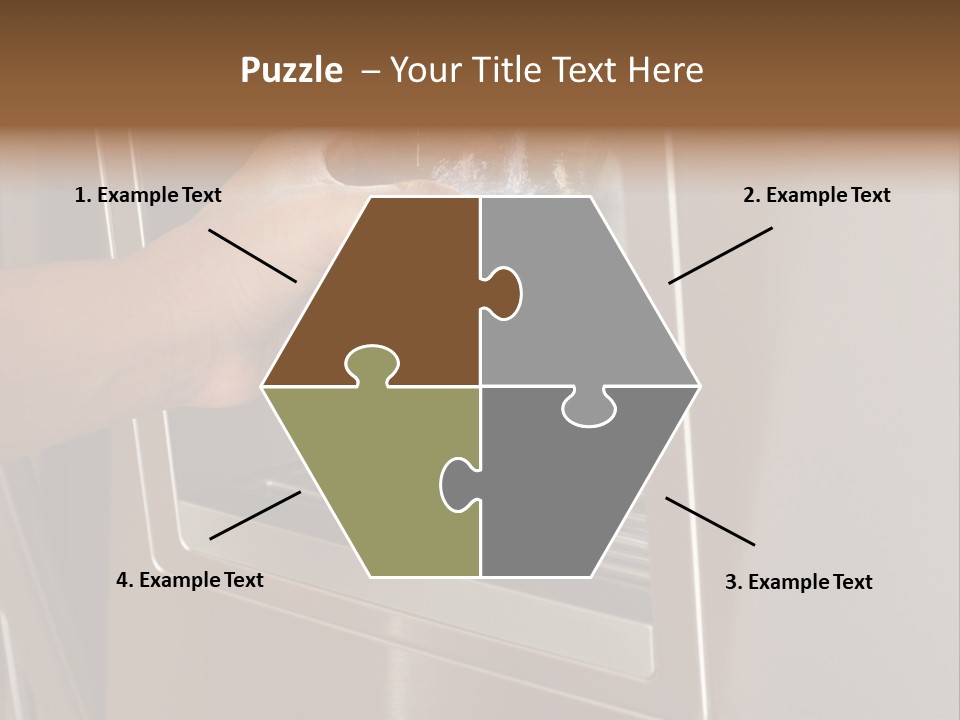 Shot Of A Hand Filling Up A Cup With Fresh Filtered Water PowerPoint Template