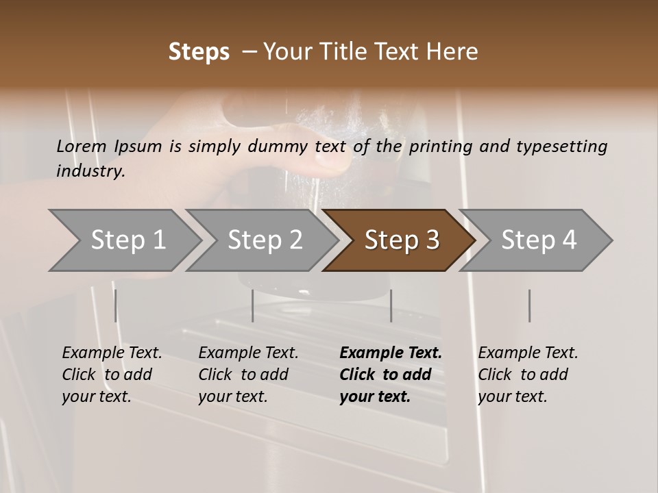 Shot Of A Hand Filling Up A Cup With Fresh Filtered Water PowerPoint Template