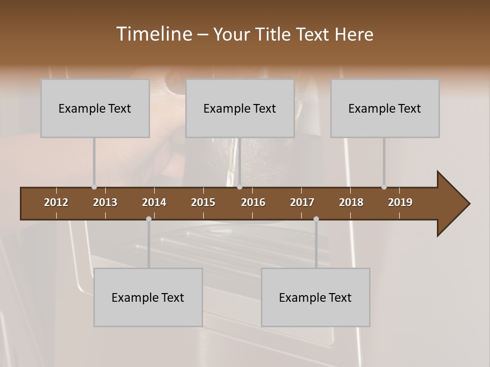 Shot Of A Hand Filling Up A Cup With Fresh Filtered Water PowerPoint Template