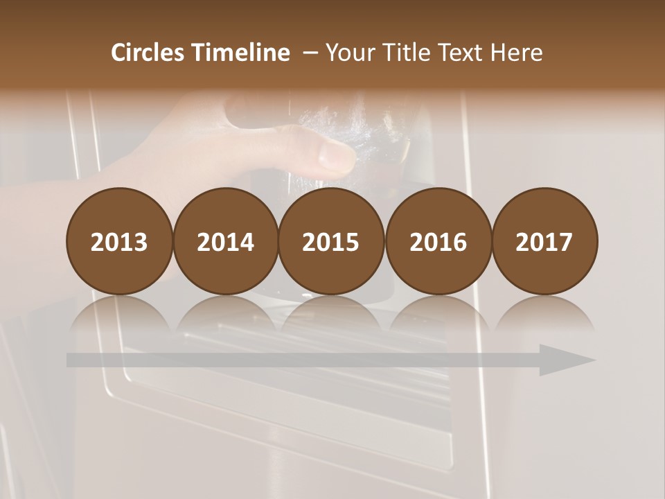 Shot Of A Hand Filling Up A Cup With Fresh Filtered Water PowerPoint Template