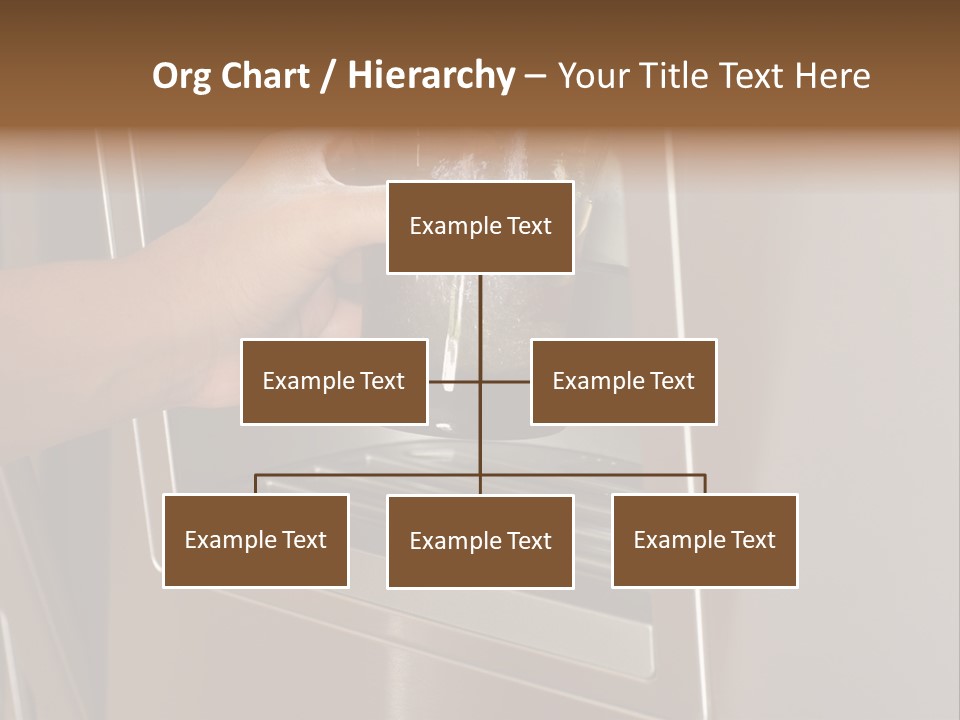 Shot Of A Hand Filling Up A Cup With Fresh Filtered Water PowerPoint Template