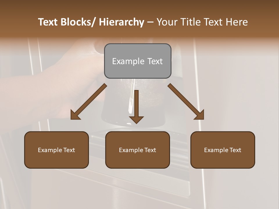 Shot Of A Hand Filling Up A Cup With Fresh Filtered Water PowerPoint Template