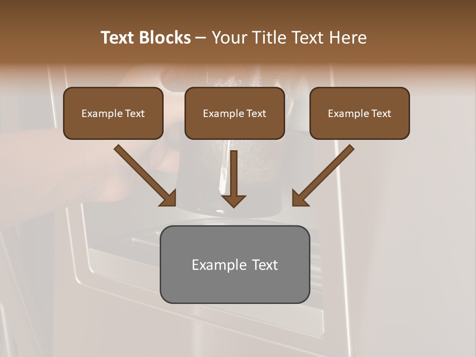Shot Of A Hand Filling Up A Cup With Fresh Filtered Water PowerPoint Template