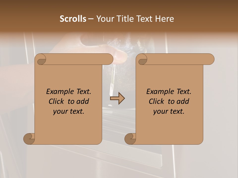 Shot Of A Hand Filling Up A Cup With Fresh Filtered Water PowerPoint Template